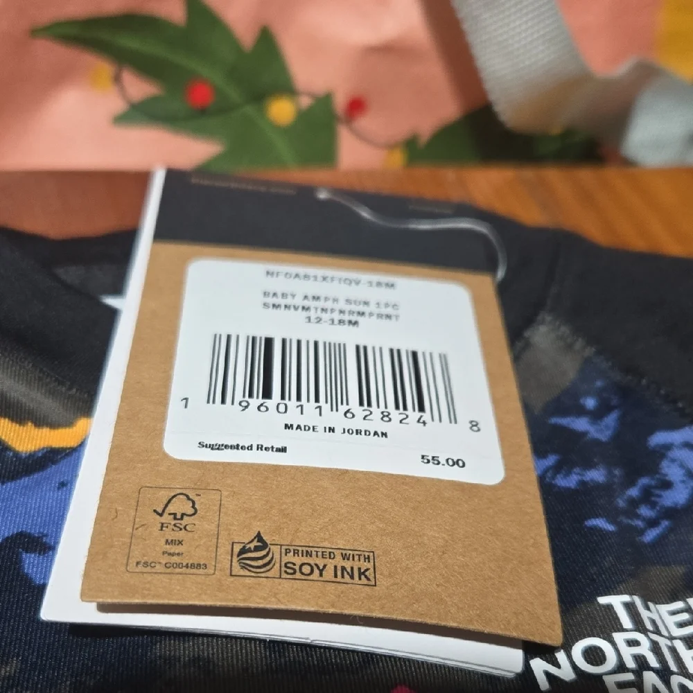 The North Face Infant Long Sleeve Swim Spf 40 Sz 12/18 Months